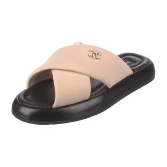 Chanel interlocking CC slides. NWT - Picture 3 of 4